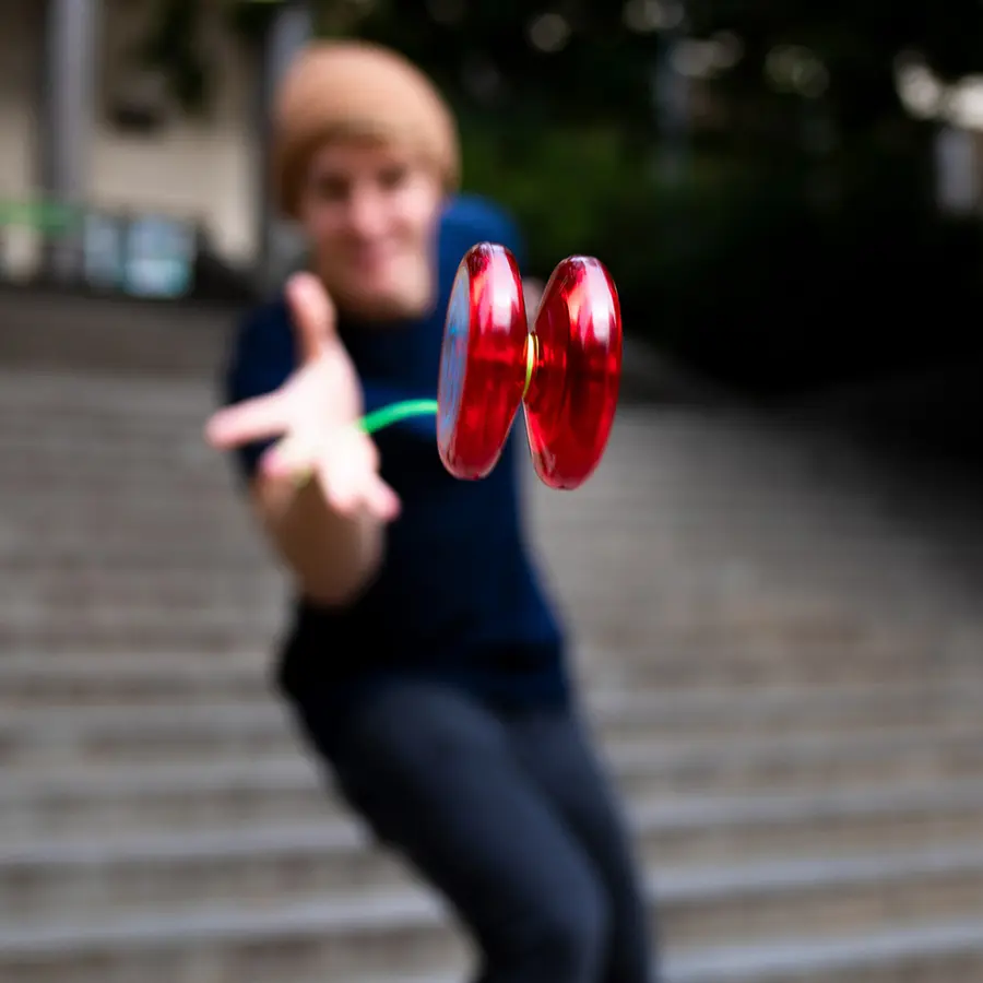 Spinstar Yoyo | Blå Nybegynner | Responsiv jojo 