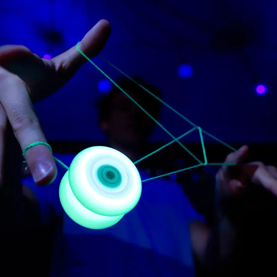 Spinstar LED Yoyo | Gul Nybegynner | Responsiv jojo 