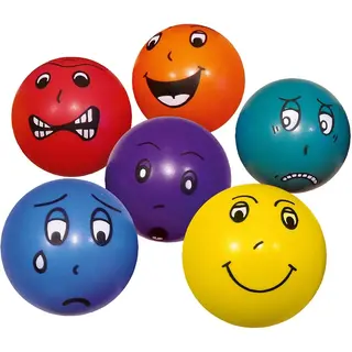 Baller med ansiktsutrykk | 6 Til terapi og lek