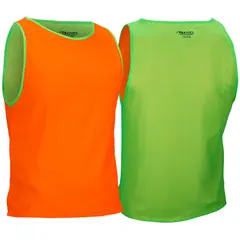 Overtrekksvest Vendbar Junior Oransje | Gr&#248;nn |  Markeringsvest