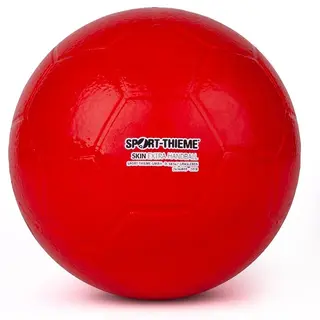 Softball Skin Extra Håndball 15 cm Skumball med PU-trekk rød