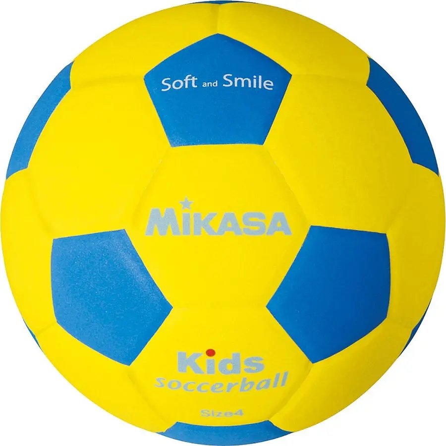 Fotball Mikasa Kids 4 Ball med skumoverflate til lek 