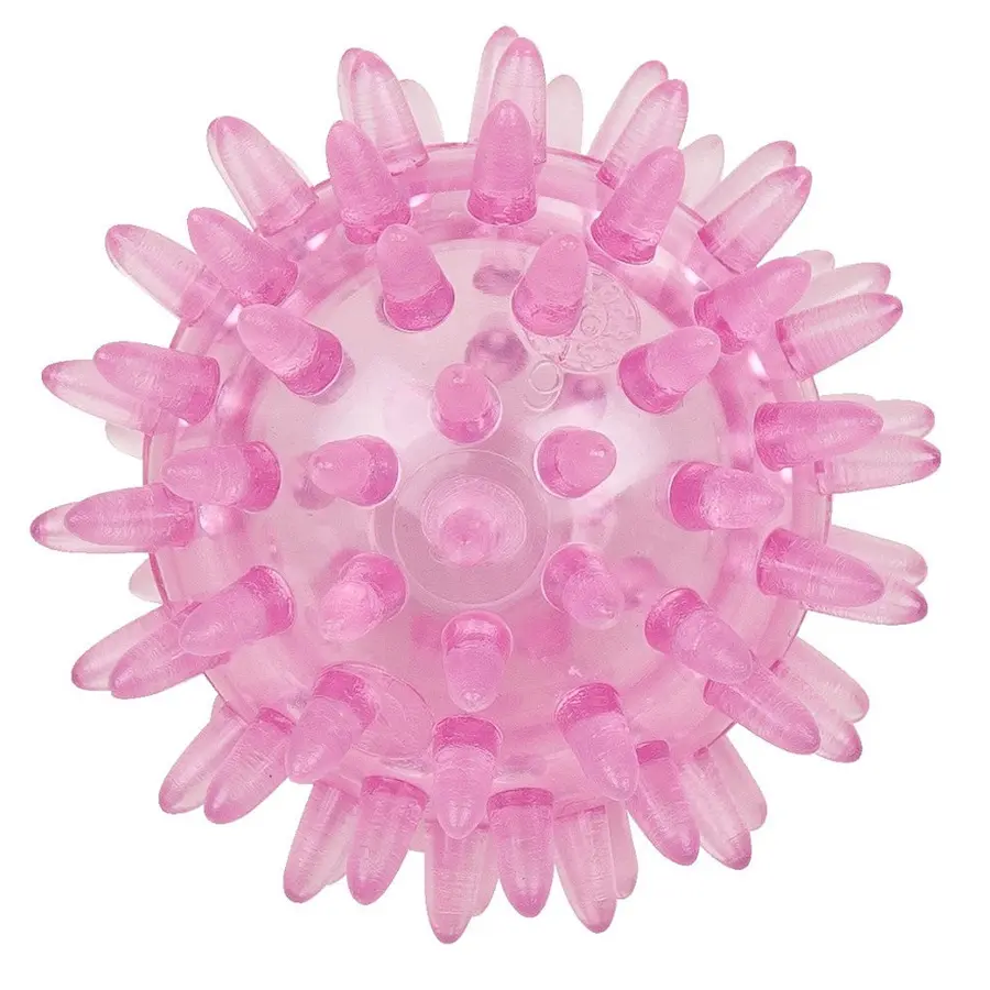 Piggball med harde pigger 6 cm 1 stk rosa massasjeball 