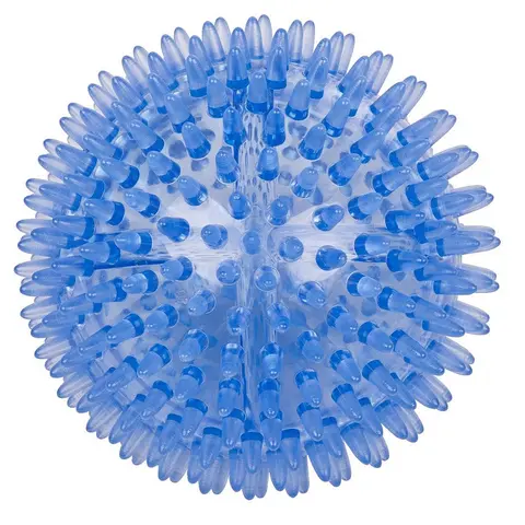 Piggball med harde pigger 10 cm 1 stk bl&#229; massasjeball