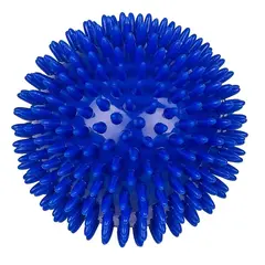 Piggball med myke pigger 10 cm 1 stk blå massasjeball