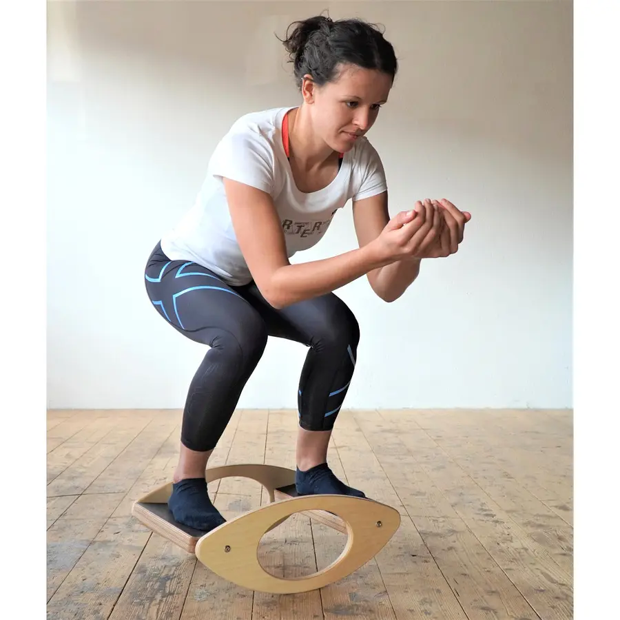 Pedalo Step Rocking Board Stabilisering av ankelledd og leggakser 