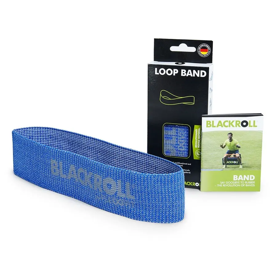 Miniband Blackroll Hard 6,7 kg | Blå | Loop Band  | Lateksfri 