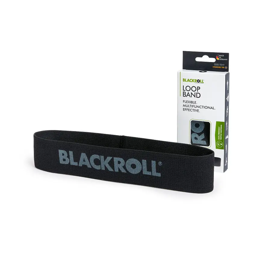 Miniband Blackroll Ekstra Hard 7,2 kg | Svart | Loop Band  | Lateksfri 