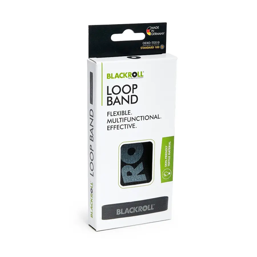 Miniband Blackroll Ekstra Hard 7,2 kg | Svart | Loop Band  | Lateksfri 