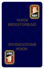 Kortstokk til kortspill | 1 stk. Norsk Bridgeforbund sine spillkort