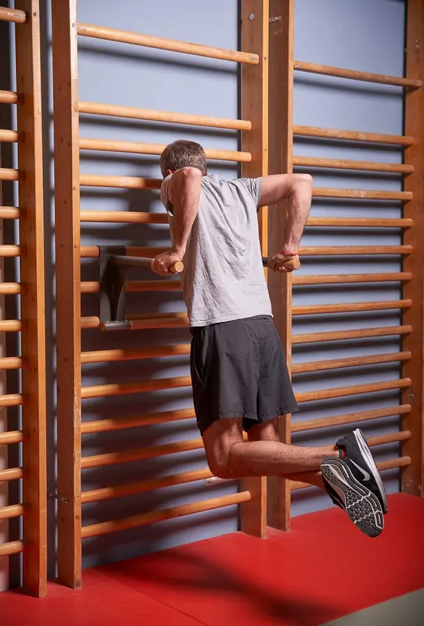 Utstyr til ribbevegg - Chin-up dip bar Pull-up stang 70 cm 