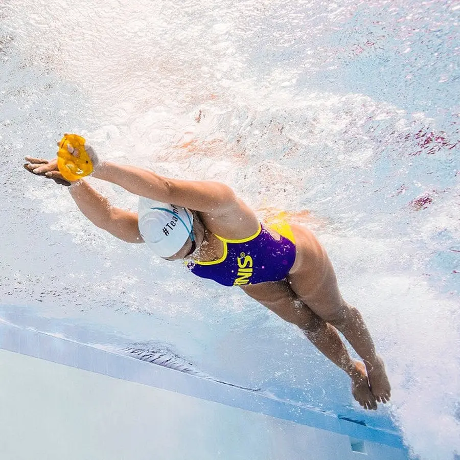 Finis Iso Teknikk Paddles L Svart/Gul 