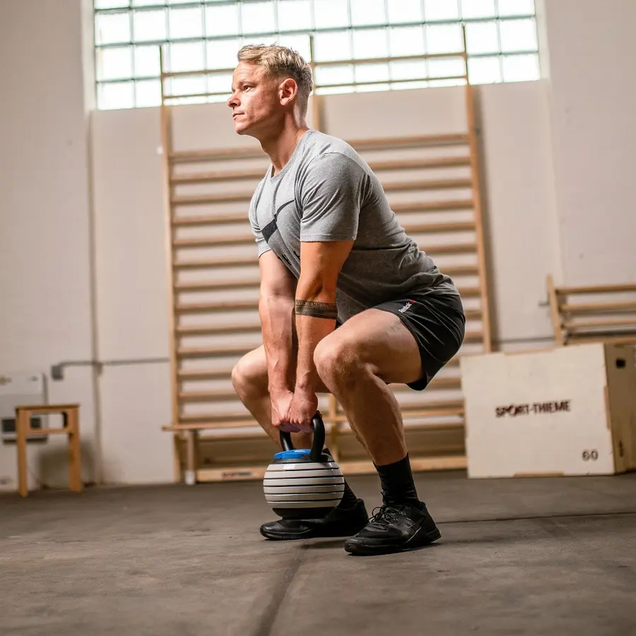 Kettlebell Vario Justerbar vekt 4 - 18 kg 