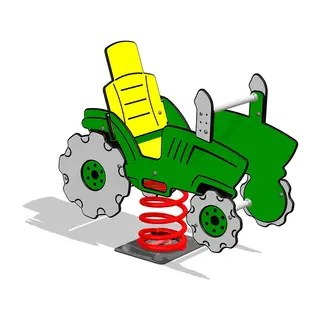 Vippehuske Traktor Vippe til barnehager og lekeplasser