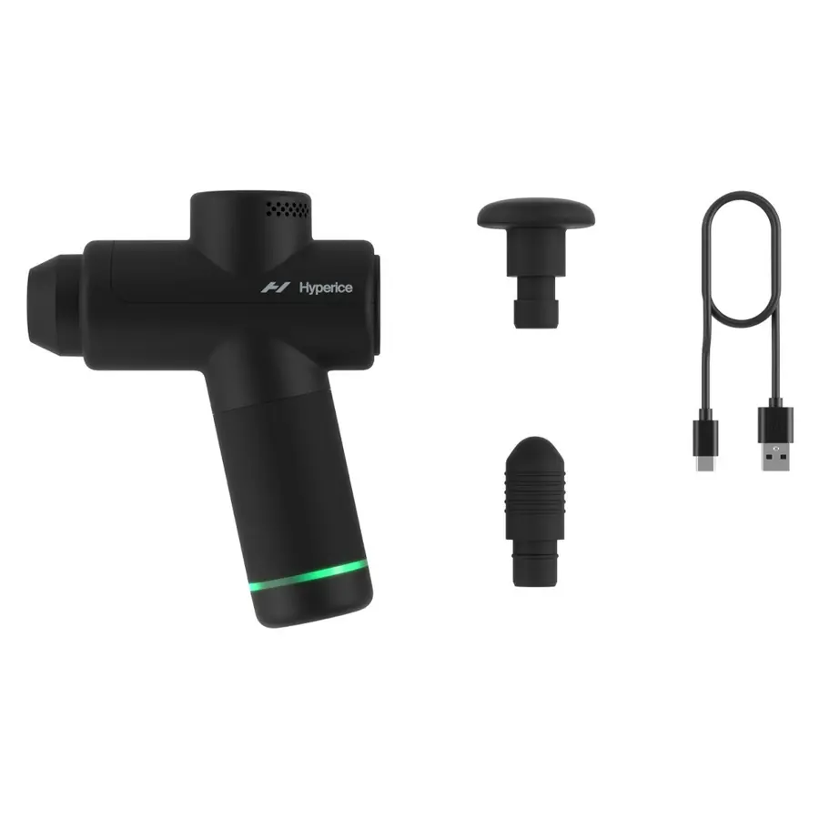 Massasjepistol Hyperice Hypervolt GO 2 680 g | 40W | svart | 2 massasjehoder 