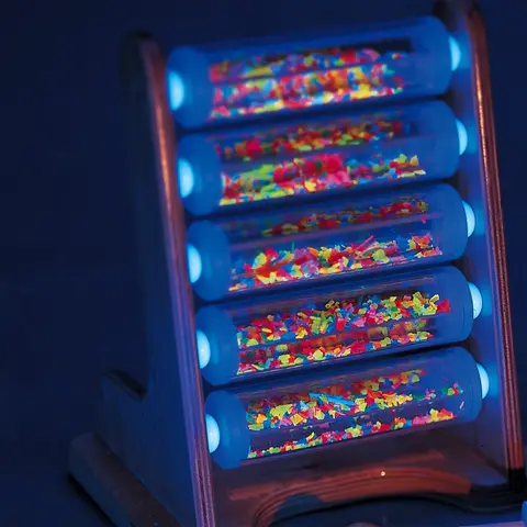 UV-stige r&#248;r med granulater