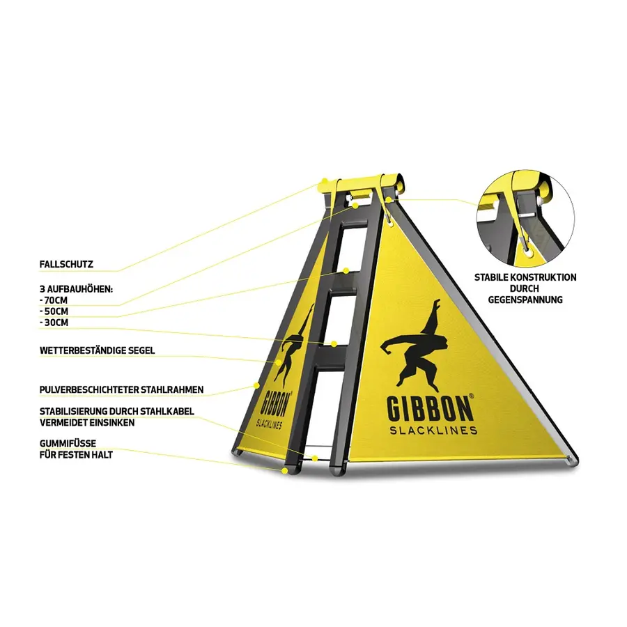 Gibbon® Slack Frame Mobil ramme for slackline 