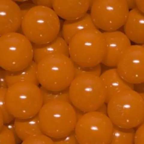 Fargeblandet baller til ballbasseng 7,5 cm | 500 stk | Oransje