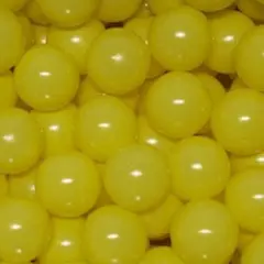 Fargeblandet baller til ballbasseng 7,5 cm | 500 stk | Gul