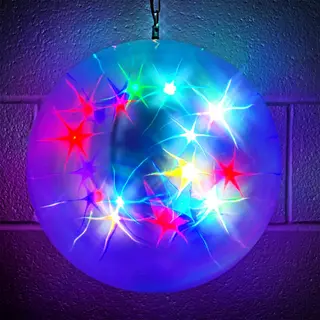 Spangalorb lampe Lysende kule