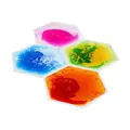 Sensoriske plater sekskant - 4 stk Geleplater Hexagon | 50x50 cm