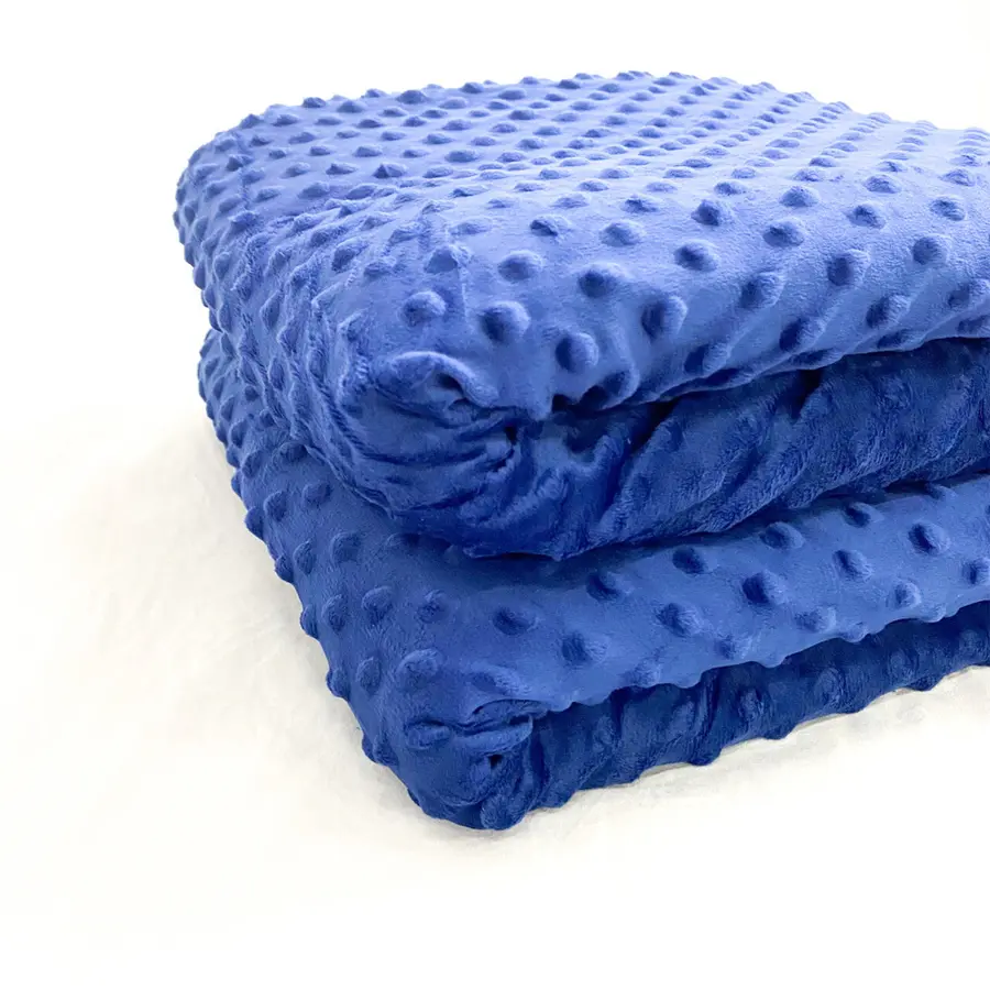 Vektteppe med MinkyDot-trekk ca 9 kg Vektet teppe 