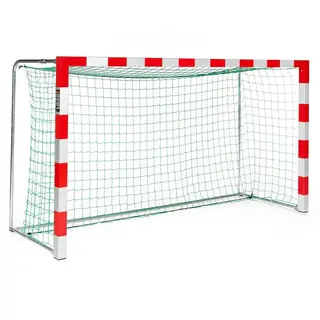 H&#229;ndballm&#229;l 300x160cm r&#248;d/s&#248;lv 1 stk | foldbare nettb&#248;yler m/nett