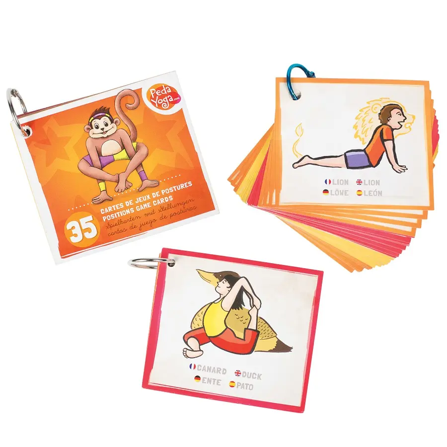 PedaYoga Mini kort 56 stk Stillings- og emosjonskort 