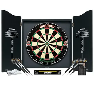 Dart Winmau Xtreme Turnerings dartskive med skap og piler