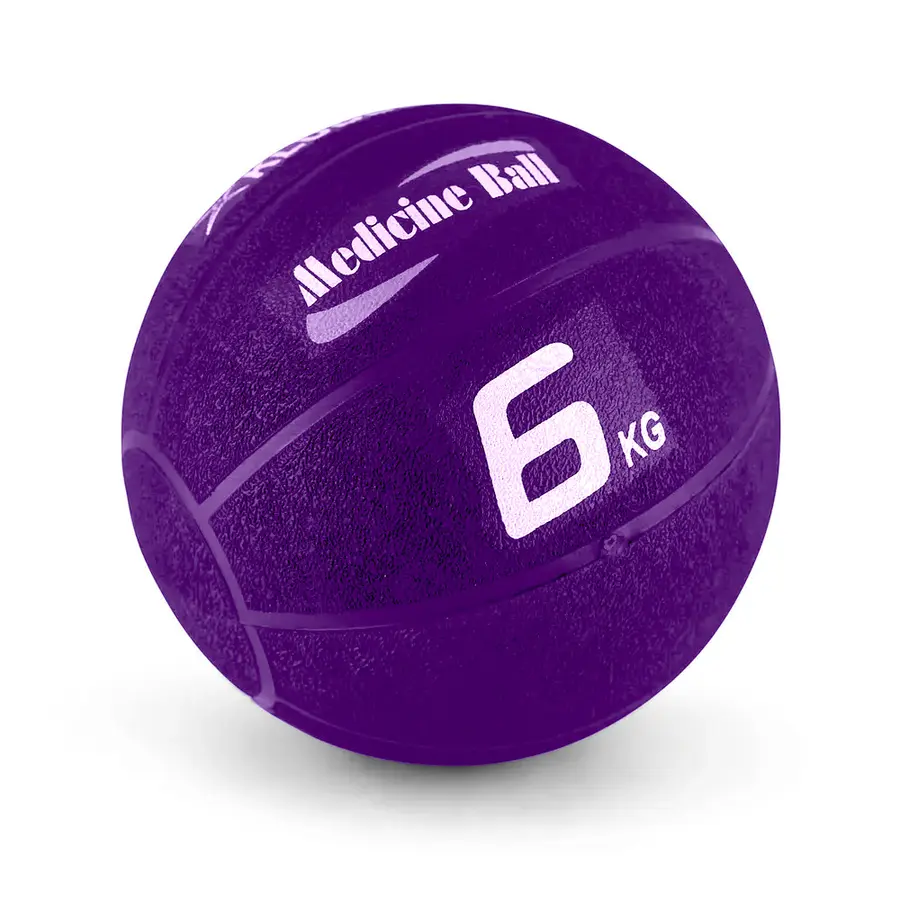Medisinball Klubben 6 kg ø 23 cm | Gummiball med godt grep 