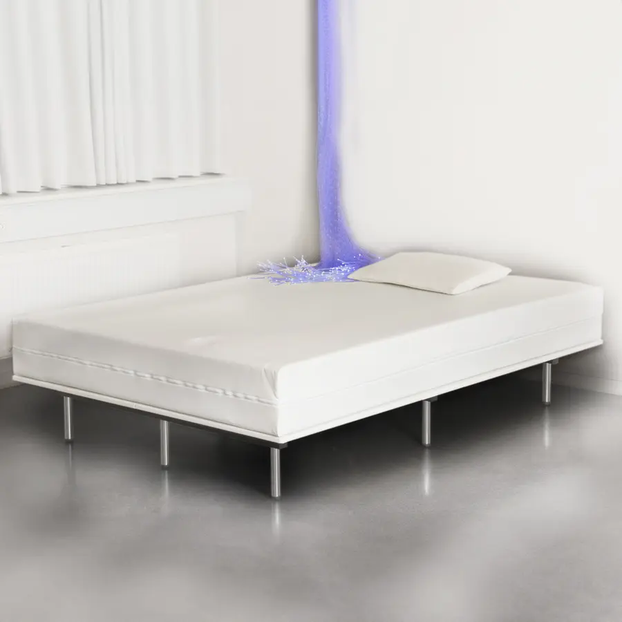 Vannseng med musikk og vibrasjoner 140cm Bentisokkel | Massasje | Bluetooth | Kab 