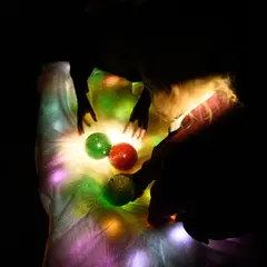 M&#229;neteppe lysende 120 x 80 cm | 3 AA