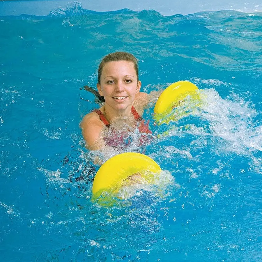 Aqua Fitness Disc Beco 1 par | Aqua disc i rød 