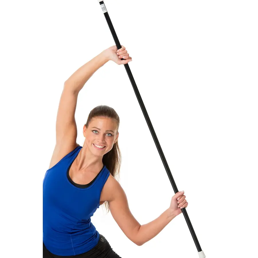 Gymstick Stretching Stick 130 cm Trener mobilitet og fleksibilitet 