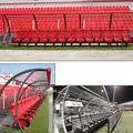 Trener-og innbytterbenk 12 meter 21 VIP MP stoler | Med varme | Med logo
