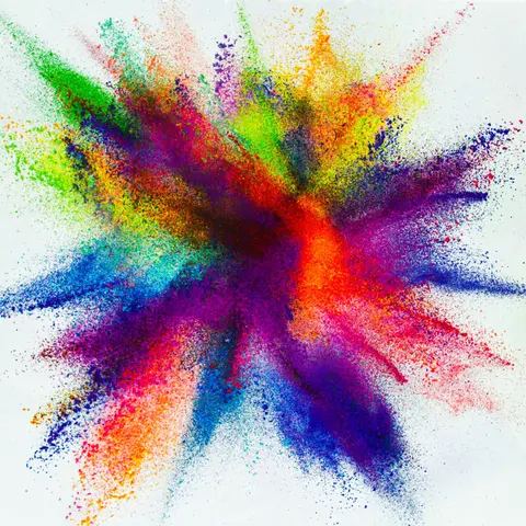 Madrass Explosion 120 x 120 cm