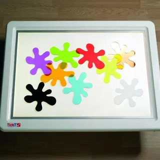 Klatter til lysbord