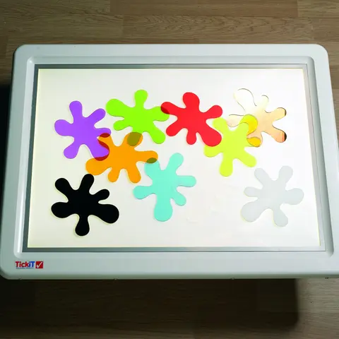 Klatter til lysbord