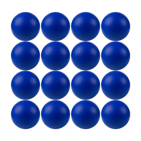 Softball-pakke PU-skum 15 cm blå (16) Myke skumballer med god sprett