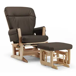 Trone Advance Gyngestol Brun Med puff