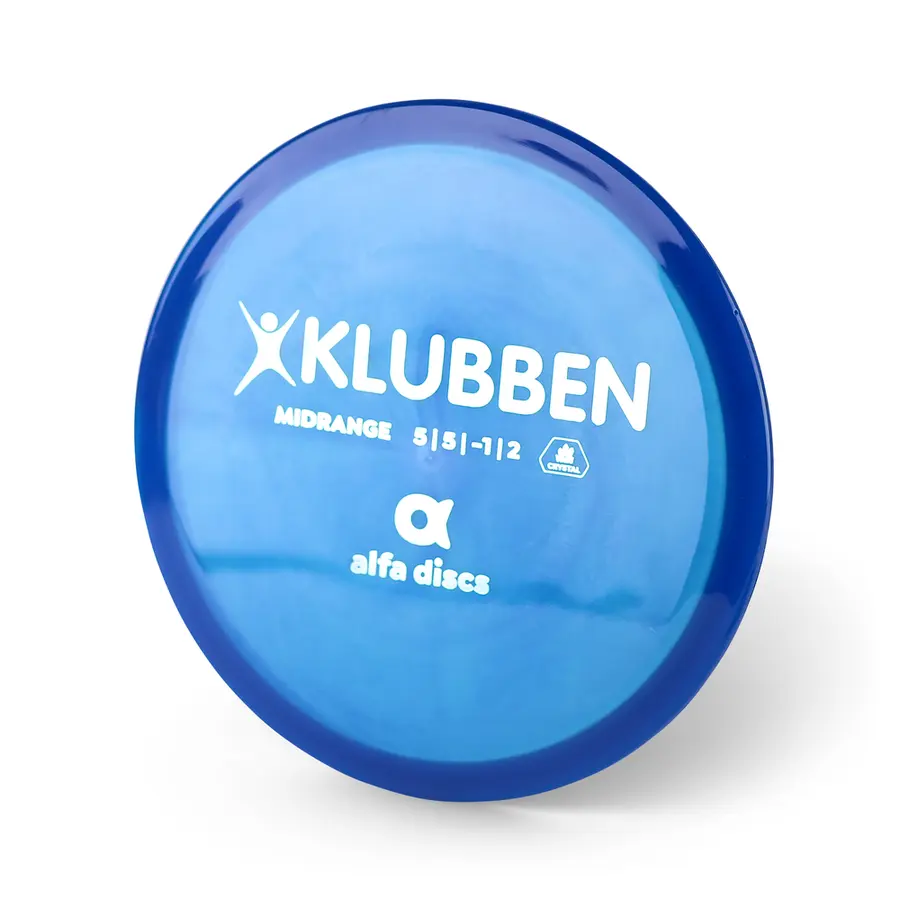 Golfdisc Midrange Klubben Blå Mellomdistanse disc til frisbeegolf 