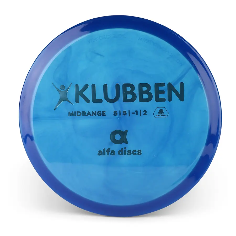 Golfdisc Midrange Klubben Blå Mellomdistanse disc til frisbeegolf 