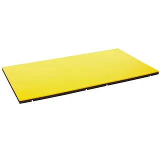 Kampsportmatte 200 x 100 x 5 cm &quot;I-TIS“ ProGame Trocellen&#174; konkurransematte gul