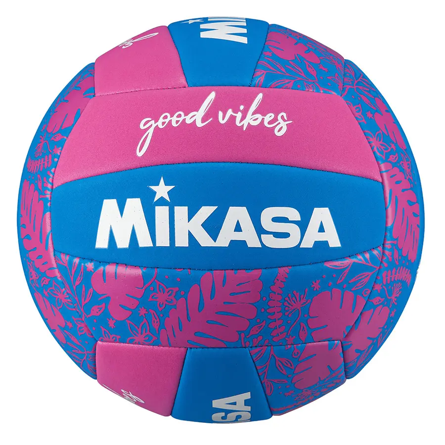 Sandvolleyball Mikasa Good Vibes Blå/Rosa | Beachvolley | Trening og lek 