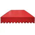 Høydehoppmatte med plattform | Rød 400 x 250 x 60 cm