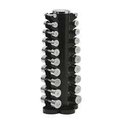 Manualsett i krom 1-10 kg |  10 par Uten stativ