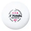 Bordtennisballer Nittaku Premium 40 120 stk | ITTF | Konkurranse