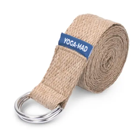Yoga Strap 2,5 m Yogabelte i jute