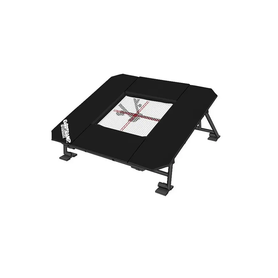 Trampett Eurotramp Teamgym Freestyle 60x60 cm | Svart for toppidrett 