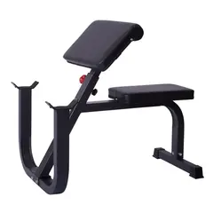 Treningsbenk MF Deluxe Preacher Curl Med holder for vektstang